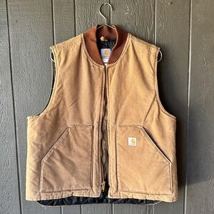 Carhartt Cotton Duck Arctic Quilted Work Vest XL